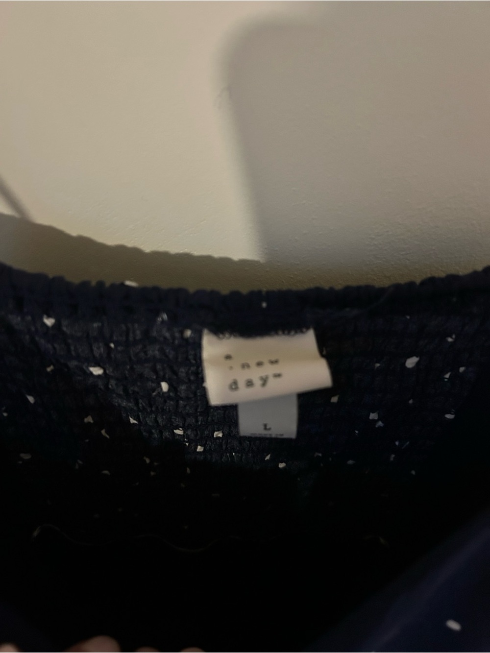 Navy Polka Dot Tiered Maxi dress - Picture 3 of 3